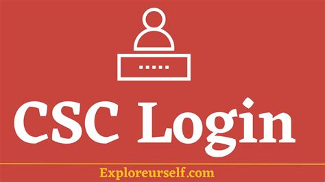 csc login registration